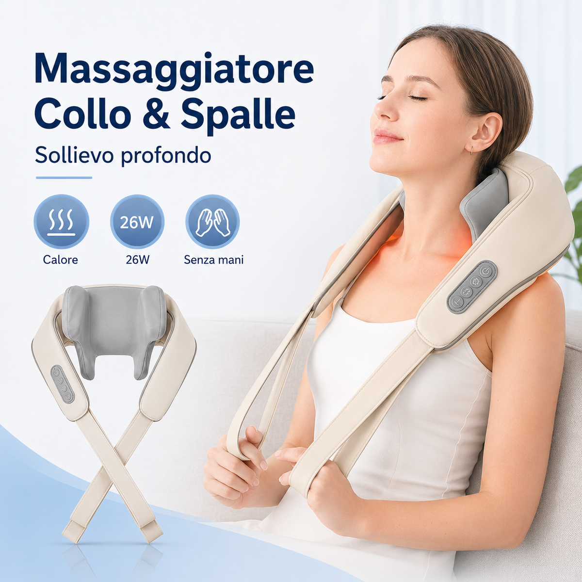 Massaggiatore Massavia per Collo, Spalle e Schiena