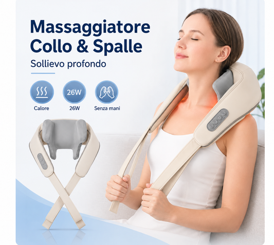 Massaggiatore Massavia per Collo, Spalle e Schiena